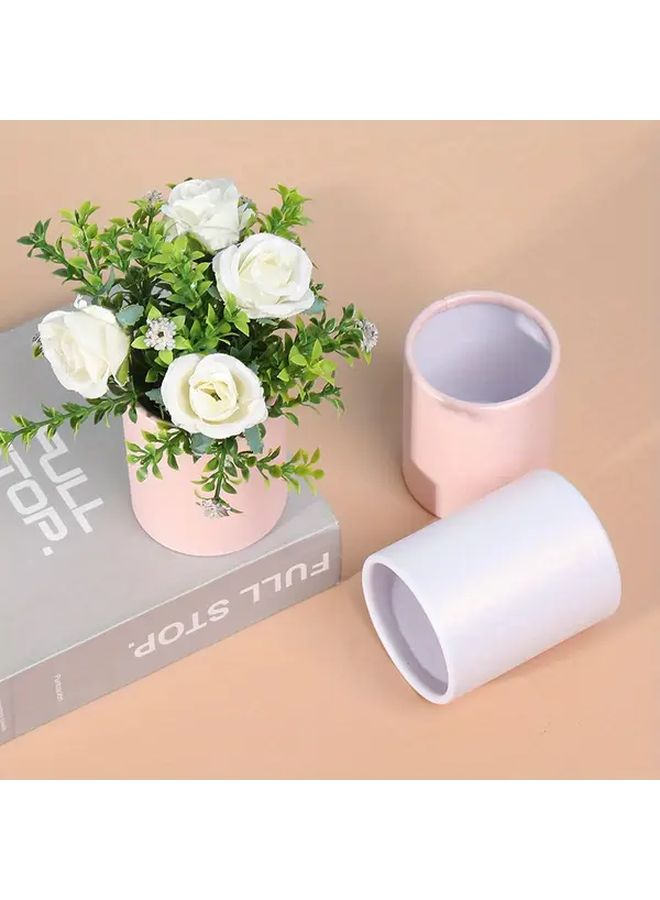 4Pcs Mini Flower Box Portable Hug Bucket Vase B05 Color Wedding Party Birthday Gift Decoration - Image 1